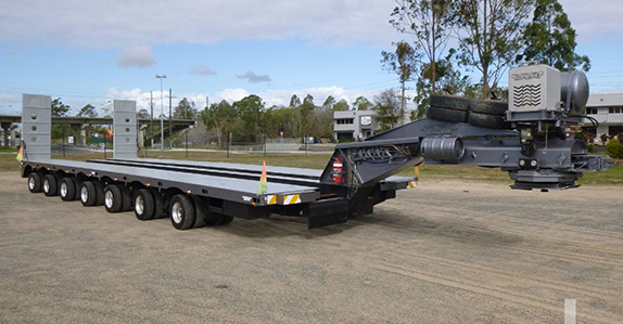 2005 Drake 7 Row Of 8 low loader platform sold at Ritchie Bros. auction 2005 Drake 7 Row Of 8 low loader platform sold at Ritchie Bros. auction